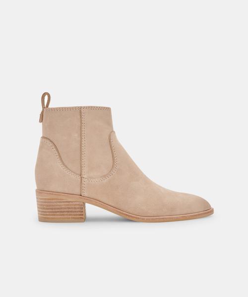 ABLE BOOTIES IN DUNE SUEDE - Click Image to Close
