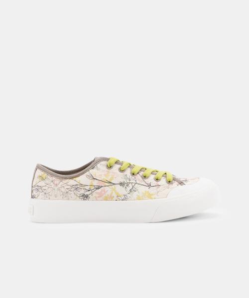 BRYTON SNEAKERS IN CREAM MULTI FLORAL