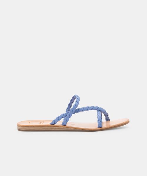 DEXLA WIDE SANDALS DUSTY BLUE STELLA