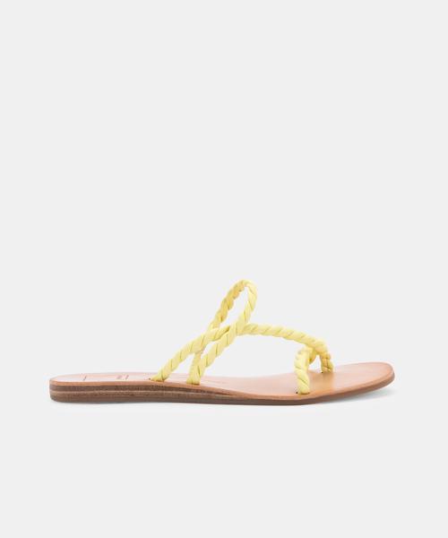 DEXLA SANDALS IN CITRON