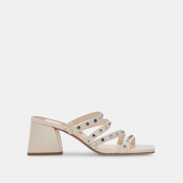 MARIE HEELS IN CREAM STELLA