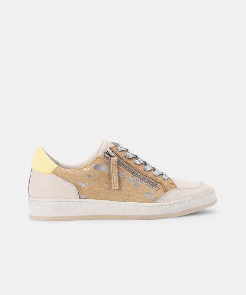 MIYA SNEAKERS IN FAWN CALF HAIR - Click Image to Close