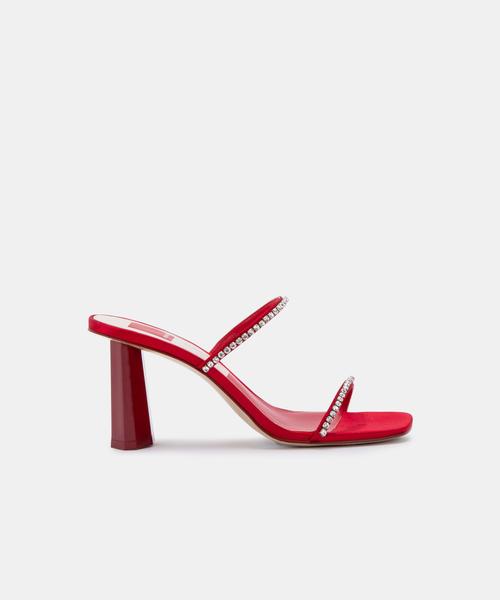 NAYLIN HEELS IN RED - Click Image to Close