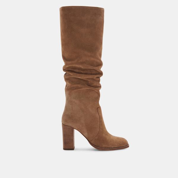 NEKITA BOOTS IN TRUFFLE SUEDE - Click Image to Close