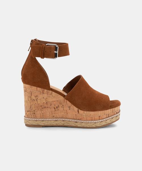 OTTO WEDGES IN BROWN - Click Image to Close