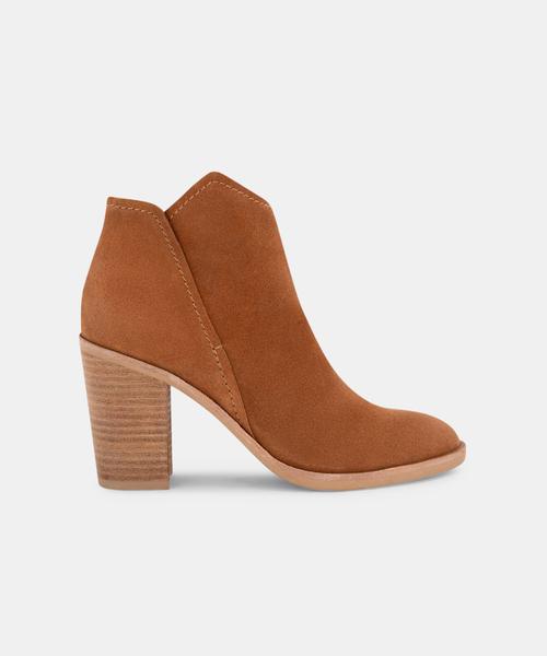 SHEP BOOTIES IN BROWN