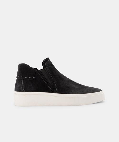 VINNI SNEAKERS IN ANTHRACITE SUEDE - Click Image to Close