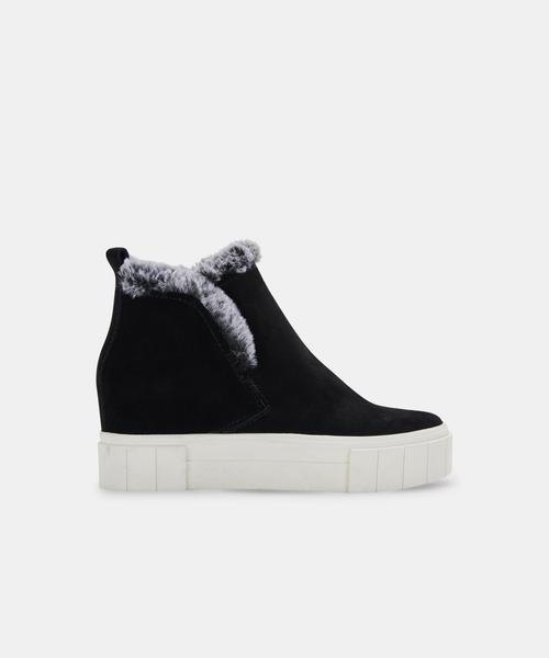 ZALI SNEAKERS IN BLACK SUEDE