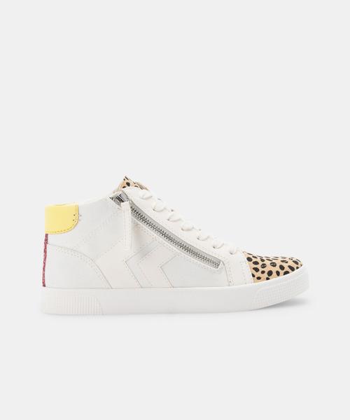 ZOLIE SNEAKERS WHITE MULTI CANVAS - Click Image to Close