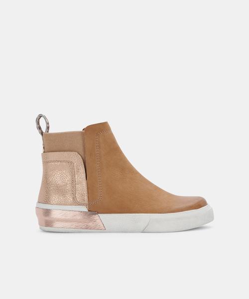 ZULMA SNEAKERS IN TAN MULTI NUBUCK - Click Image to Close