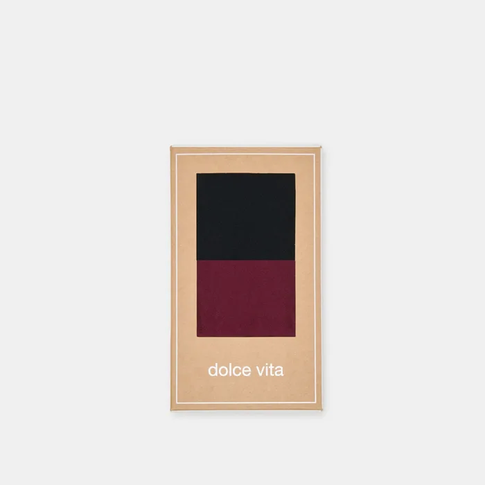 2-Pack Cherry Black Solid Tights — view 2