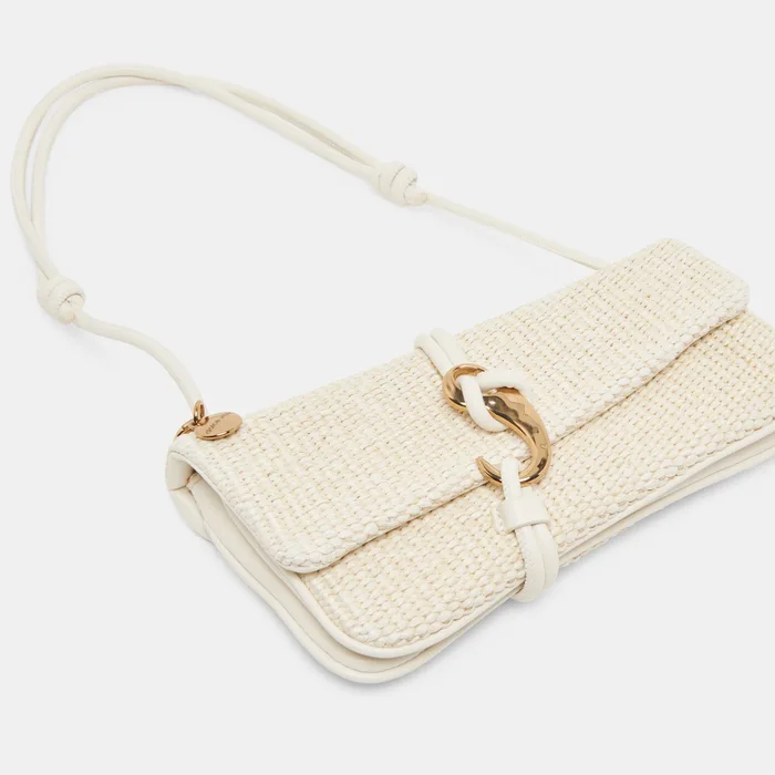 Alice Natural Raffia Shoulder Bag — view 4