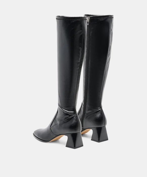 ALIVIA BOOTS BLACK LEATHER