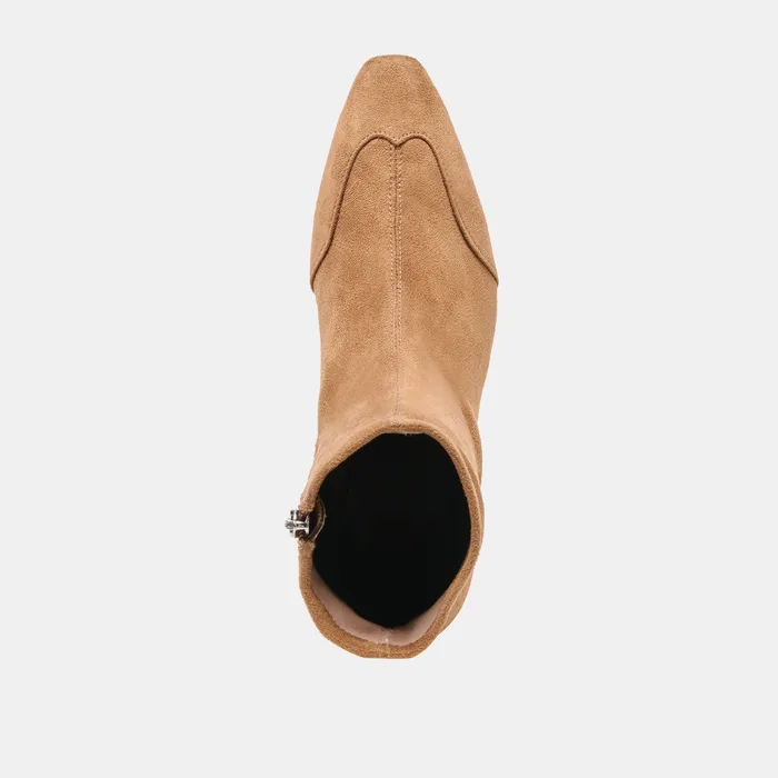 Anika Lt Brown Stella Suede Boots — view 12