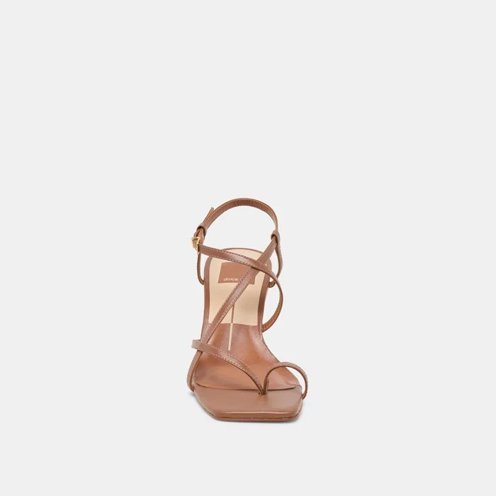 Aylee Cognac Leather Wedges — view 8