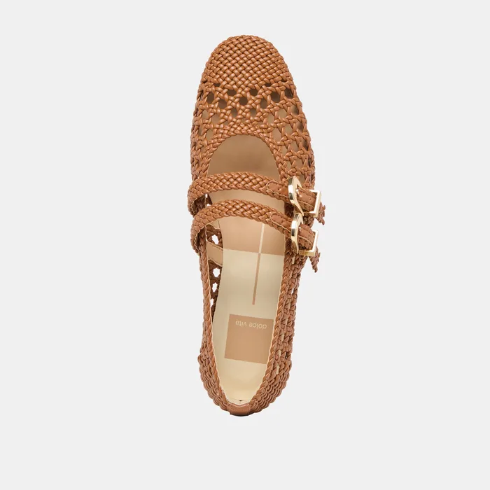 Baylee Saddle Woven Stella Ballet Flats — view 10