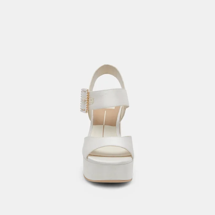 Bobby Pearl White Pearl Heels — view 8