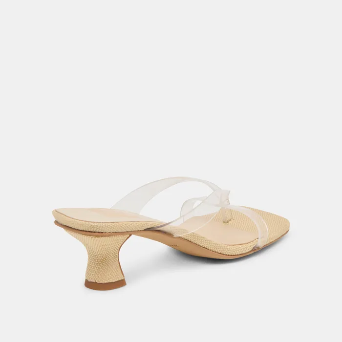 Brevel Vinyl Crystal Jelly Heels — view 5