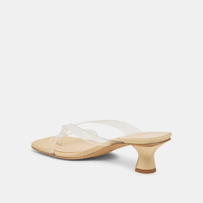 Brevel Vinyl Crystal Jelly Heels — view 7