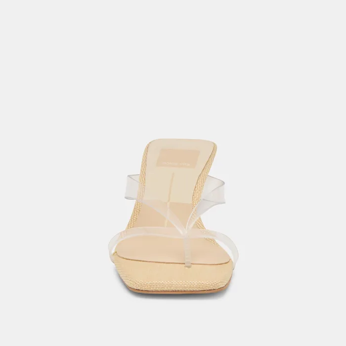 Brevel Vinyl Crystal Jelly Heels — view 8