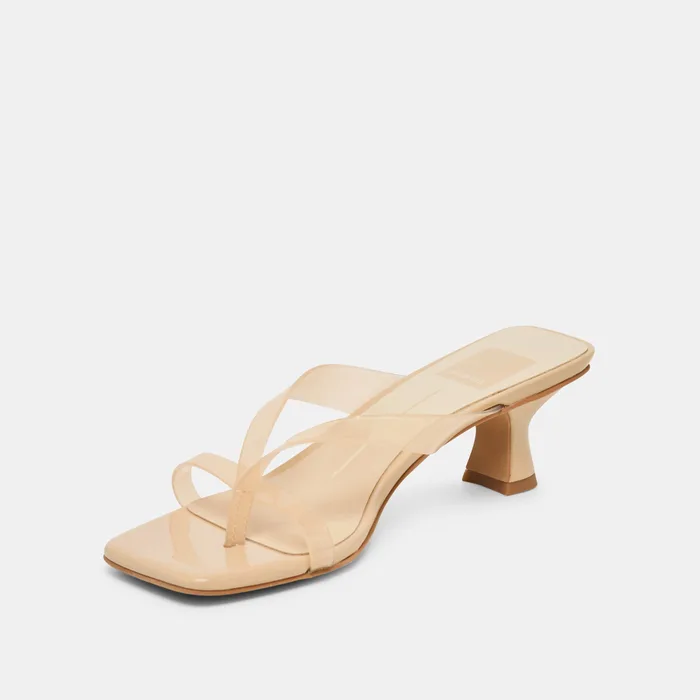 Brevel Vinyl Praline Jelly Heels — view 6