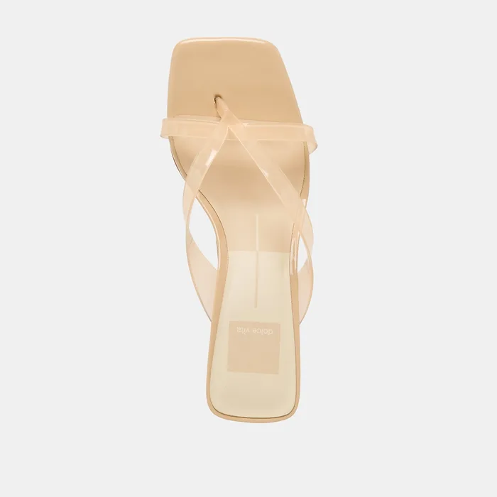 Brevel Vinyl Praline Jelly Heels — view 10