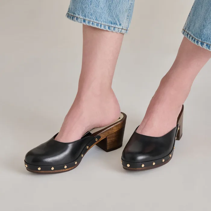 CAMYN HEELS BLACK LEATHER — view 3