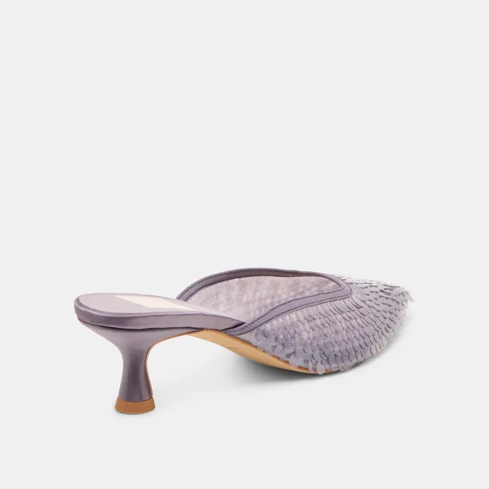 Cleo Smoke Sequin Heels — view 5