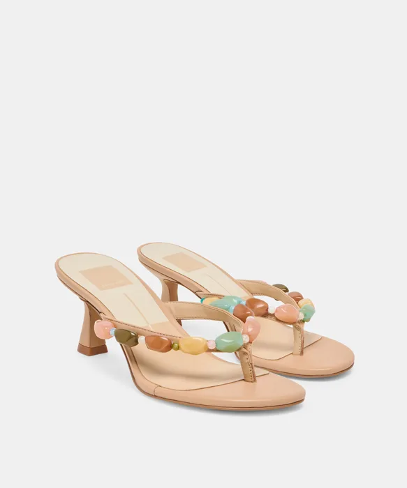 Daksie Cafe Leather Heels — view 3