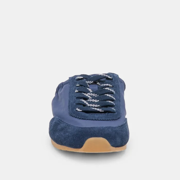 Daris Navy Nylon Sneakers — view 7