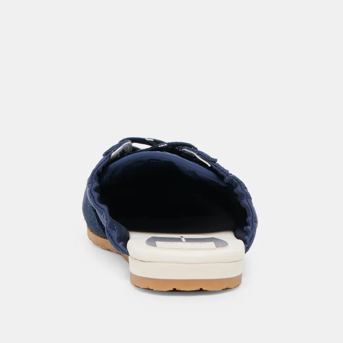 Daris Navy Nylon Sneakers — view 8