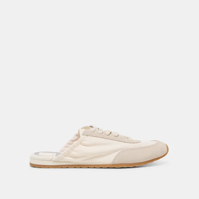 Daris White Nylon Sneakers — view 2
