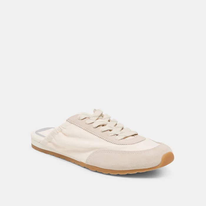 Daris White Nylon Sneakers — view 4
