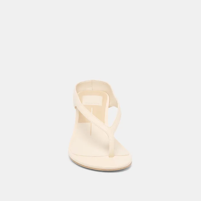 Doreen Bone Leather Heels — view 10