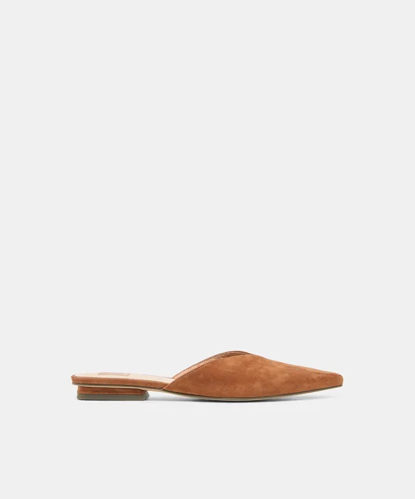 ELM Brown Suede Flats — view 2