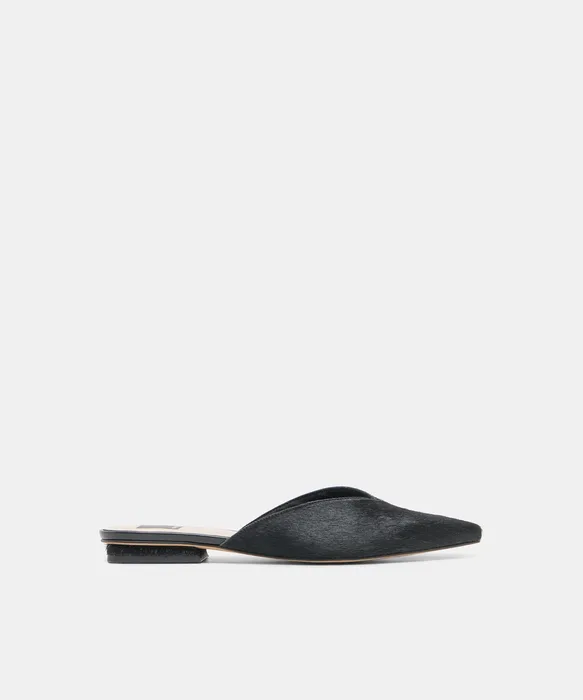 ELM Nero Calf Hair Flats — view 2