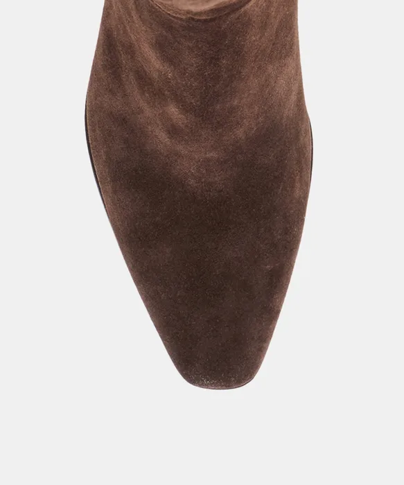 Emmi Dk Brown Suede Boots — view 4