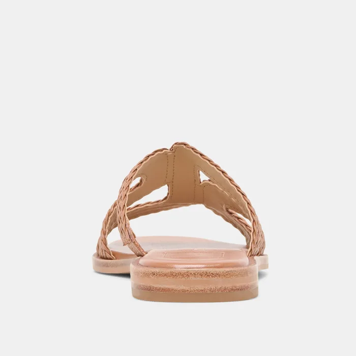 EMON Caramel Stella Slide Open-Toe Sandals — view 8