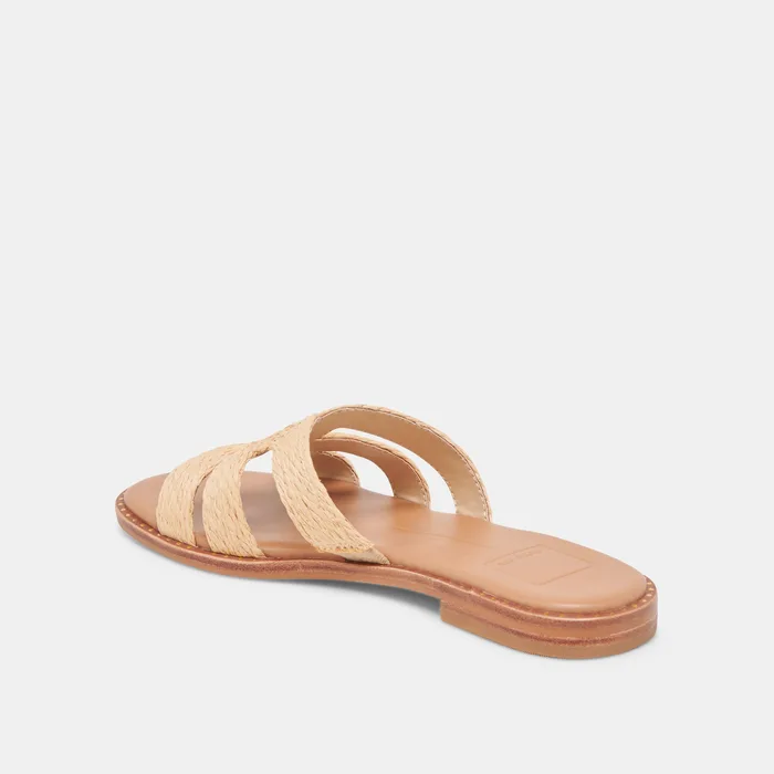 EMON SANDALS LT NATURAL RAFFIA — view 6