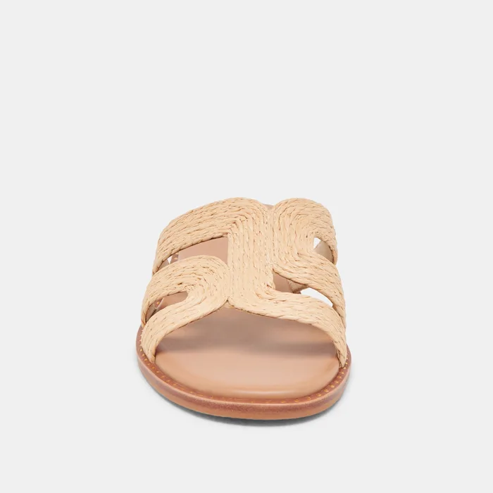 EMON SANDALS LT NATURAL RAFFIA — view 7