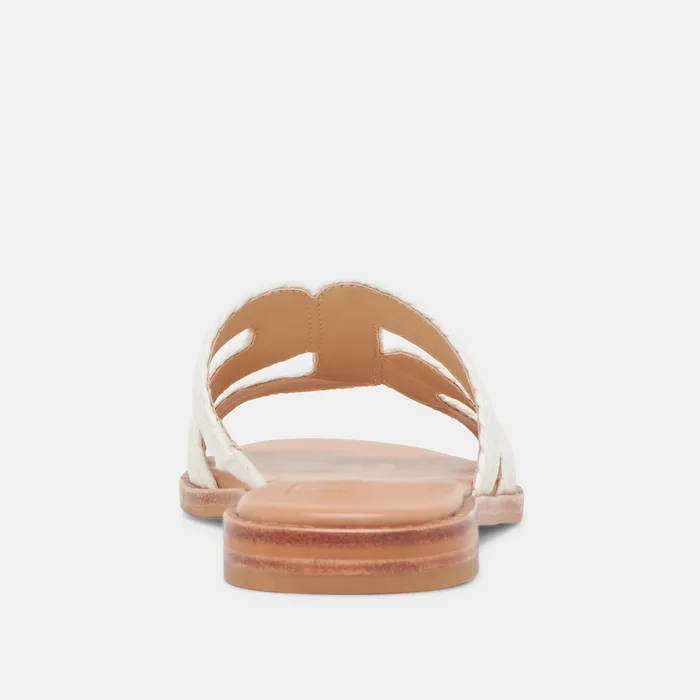 EMON SANDALS WHITE RAFFIA — view 10