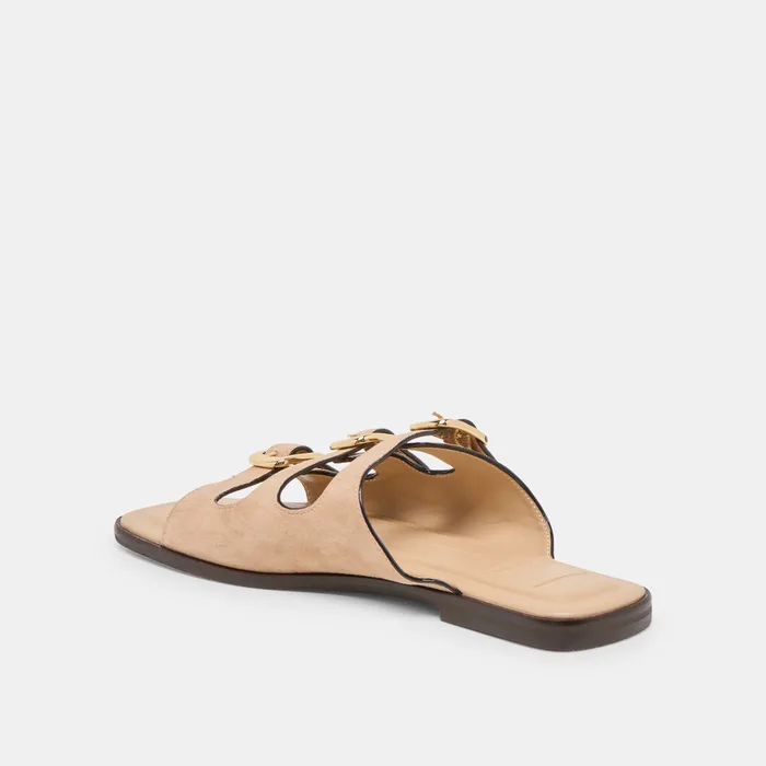 Fin Bamboo Suede Sandals — view 8