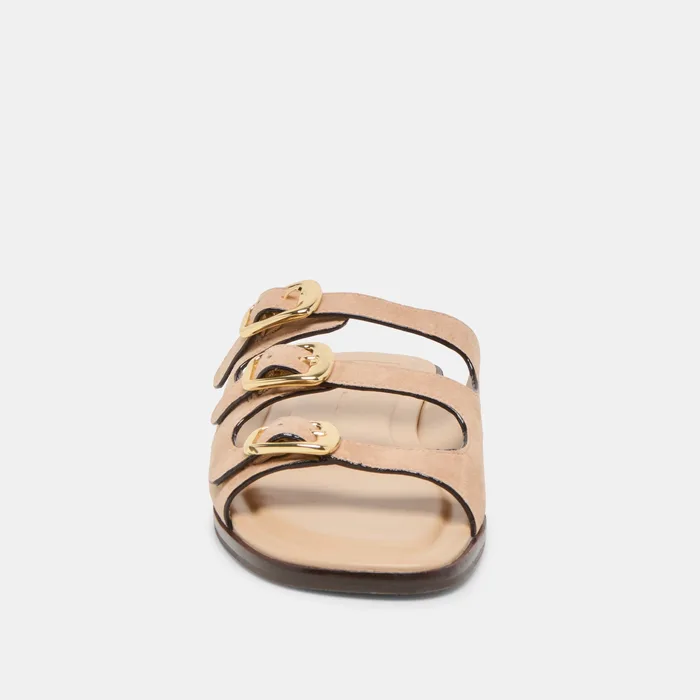 Fin Bamboo Suede Sandals — view 9