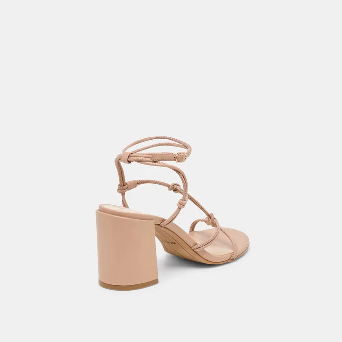 Fizzy Lt Tan Leather Heels — view 4