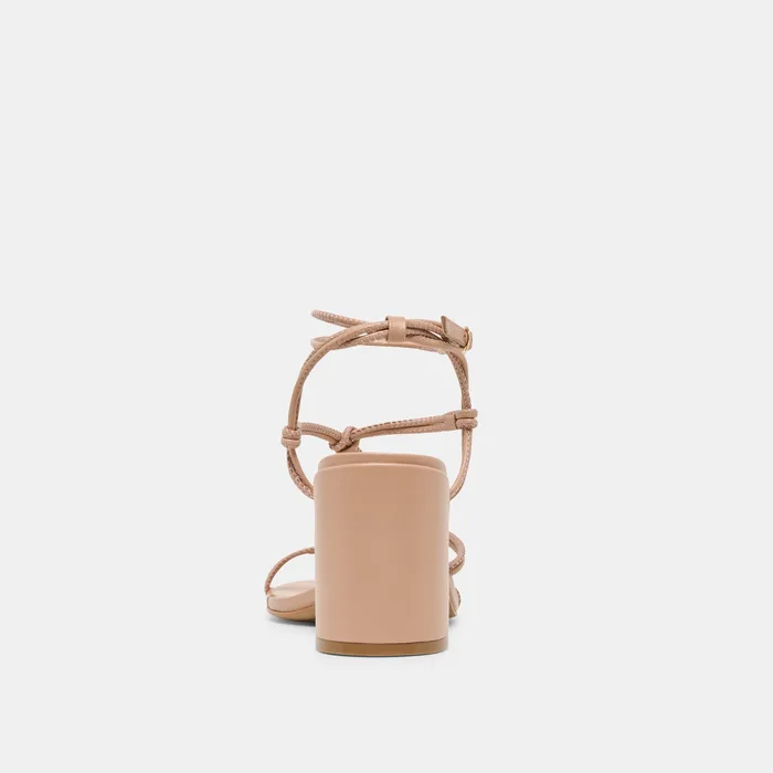 Fizzy Lt Tan Leather Heels — view 8