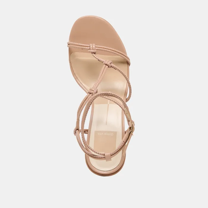 Fizzy Lt Tan Leather Heels — view 9