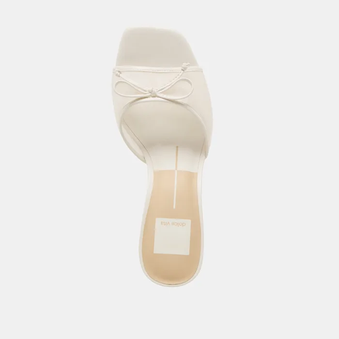 Galen White Tulle Heels — view 11