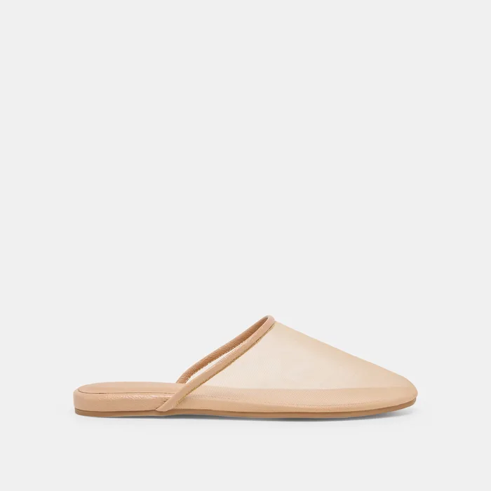 Geni Lt Tan Mesh Flats — view 2