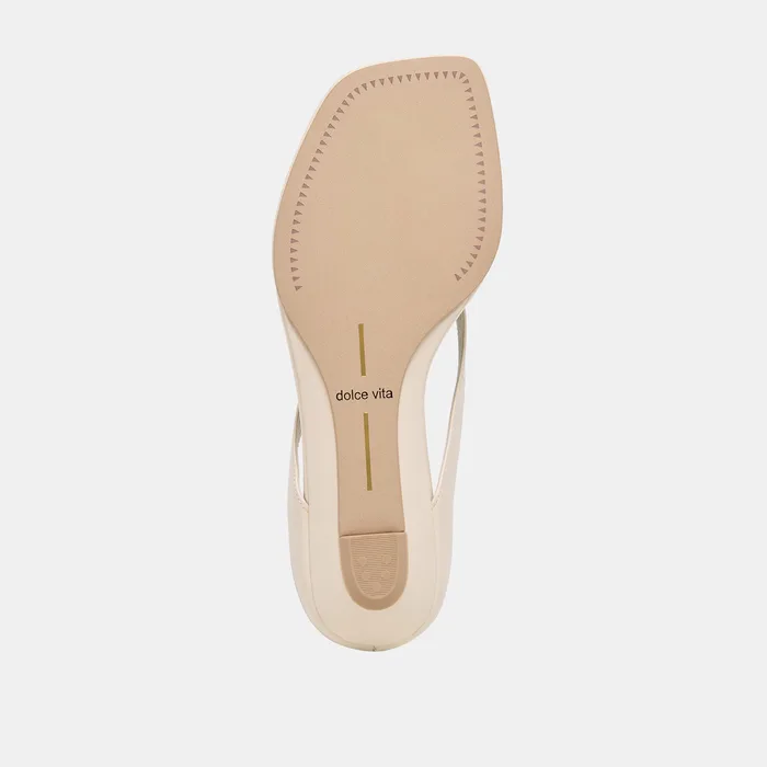 GIZEL SANDALS BONE LEATHER