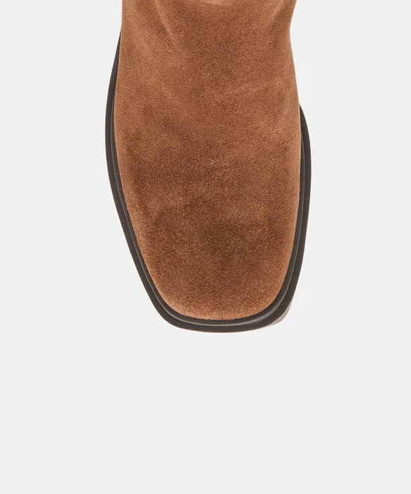 GRIZLY H2O Waterproof Wide-Width Cocoa Suede Boots — view 4